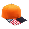 PitBull PB208 6 Panel USA Flag Visor Hat