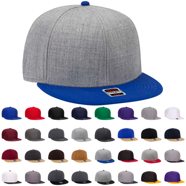 Otto Cap 125-978 - Otto Snap 6 Panel Mid Profile Snapback Hat