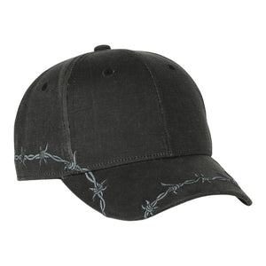 Outdoor Cap BARB-01 Barbed-Wire Embroidery Solid Back - 