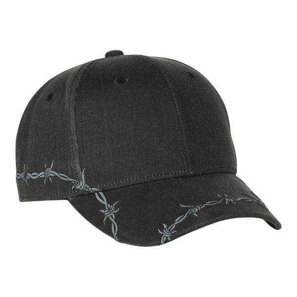 Outdoor Cap BARB-01 Barbed-Wire Embroidery Solid Back
