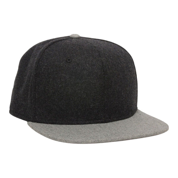 Outdoor Cap REDLBL104 Melton Wool Flat Bill