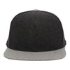Outdoor Cap REDLBL104 Melton Wool Flat Bill