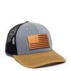 Outdoor Cap USA771 American Flag Leather Patch