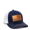 Outdoor Cap USA771 American Flag Leather Patch