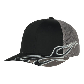 Outdoor Cap SKRRT-01 Flame Embroidery Mesh Back Cap