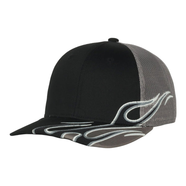 Outdoor Cap SKRRT-01 Flame Embroidery Mesh Back Cap