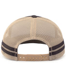 Pacific Headwear P115 Low-Profile Stripe Trucker Cap