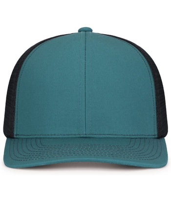 Pacific Headwear P151S Contrast Stitch Trucker PacFlex Snapback Cap