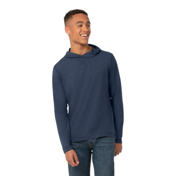 Primease P3665 Triblend Long Sleeve Hooded Tee