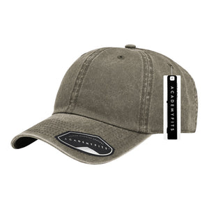 Academy Fits H2011PB Washed Dad Hat - 