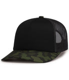 Pacific Headwear P686 Duck Camo Trucker Snapback Cap