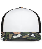 Pacific Headwear P686 Duck Camo Trucker Snapback Cap