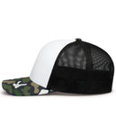 Pacific Headwear P686 Duck Camo Trucker Snapback Cap