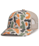 Pacific Headwear P686 Duck Camo Trucker Snapback Cap