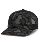 Pacific Headwear P686 Duck Camo Trucker Snapback Cap