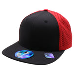 Pit Bull PB117 Perforated Flat Bill Snapback Hat