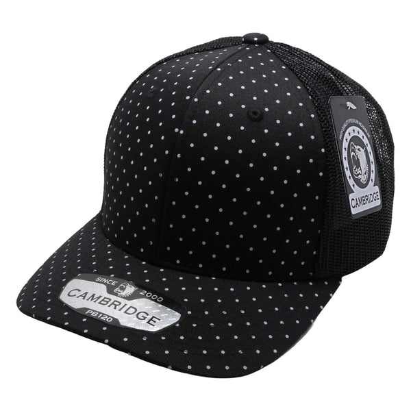 Pit Bull PB120C Polka Dot 6 Panel Mesh Trucker Hat