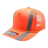 PitBull PB225RF 5 Panel Neon Reflective Meshback Rope Cap