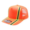 PitBull PB225RF 5 Panel Neon Reflective Meshback Rope Cap