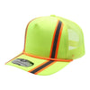 PitBull PB225RF 5 Panel Neon Reflective Meshback Rope Cap