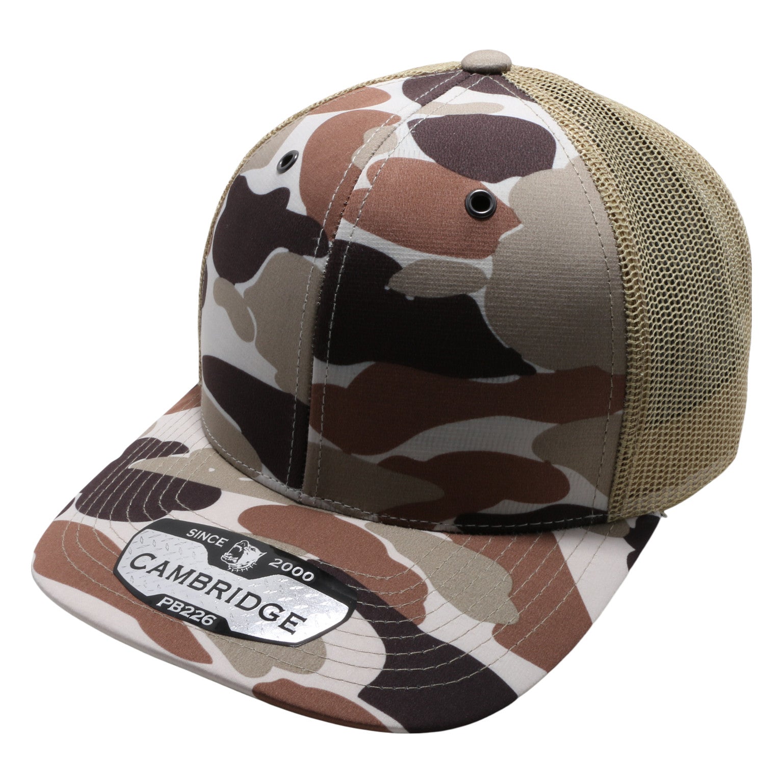 Pit Bull Cambridge PB226 Shiny Camo Trucker Hat Camouflage