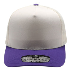 PitBull PB275 5 Panel High Frame Cream Two-Tone Meshback Cap - 
