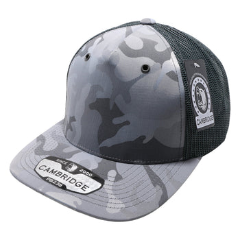 Pit Bull Cambridge PB238 5 Panel Shiny Camo Trucker Hat