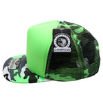 Pit Bull Cambridge PB267 Neon Camo Sponge Foam Trucker Hat