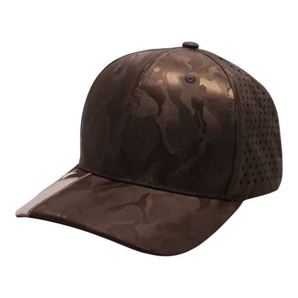 Pit Bull PB270TX Shiny Camo Perforated Texas Flag Embroidery Visor