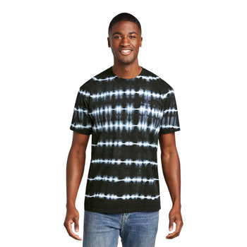 Port & Company PC142 Allover Stripe Tie-Dye Tee