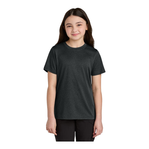 Port & Company PC390Y Youth Heather Performance Tee