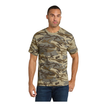 Port & Company PC54C Core Cotton Camo Tee