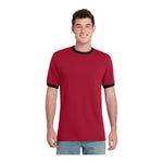 Port & Company PC54R Core Cotton Ringer Tee