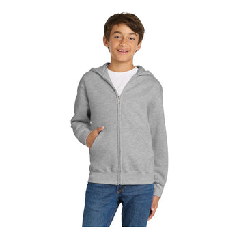 Port & Company PC90YZH Youth Core Fleece Full-Zip Hooded Sweatshirt