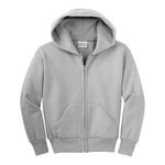 Port & Company PC90YZH Youth Core Fleece Full-Zip Hooded Sweatshirt