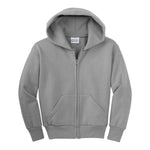 Port & Company PC90YZH Youth Core Fleece Full-Zip Hooded Sweatshirt