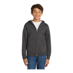 Port & Company PC90YZH Youth Core Fleece Full-Zip Hooded Sweatshirt