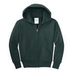 Port & Company PC90YZH Youth Core Fleece Full-Zip Hooded Sweatshirt