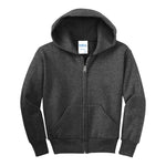 Port & Company PC90YZH Youth Core Fleece Full-Zip Hooded Sweatshirt