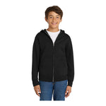 Port & Company PC90YZH Youth Core Fleece Full-Zip Hooded Sweatshirt
