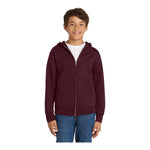 Port & Company PC90YZH Youth Core Fleece Full-Zip Hooded Sweatshirt