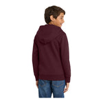 Port & Company PC90YZH Youth Core Fleece Full-Zip Hooded Sweatshirt
