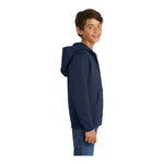 Port & Company PC90YZH Youth Core Fleece Full-Zip Hooded Sweatshirt