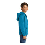 Port & Company PC90YZH Youth Core Fleece Full-Zip Hooded Sweatshirt