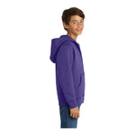 Port & Company PC90YZH Youth Core Fleece Full-Zip Hooded Sweatshirt