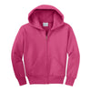 Port & Company PC90YZH Youth Core Fleece Full-Zip Hooded Sweatshirt