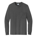 Port & Company PC61LSPT Tall Long Sleeve Essential Pocket Tee