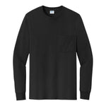 Port & Company PC61LSPT Tall Long Sleeve Essential Pocket Tee