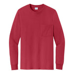 Port & Company PC61LSPT Tall Long Sleeve Essential Pocket Tee