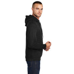 Port & Company PC78H Core Fleece Pullover Hooded Sweatshirt - Black Heather